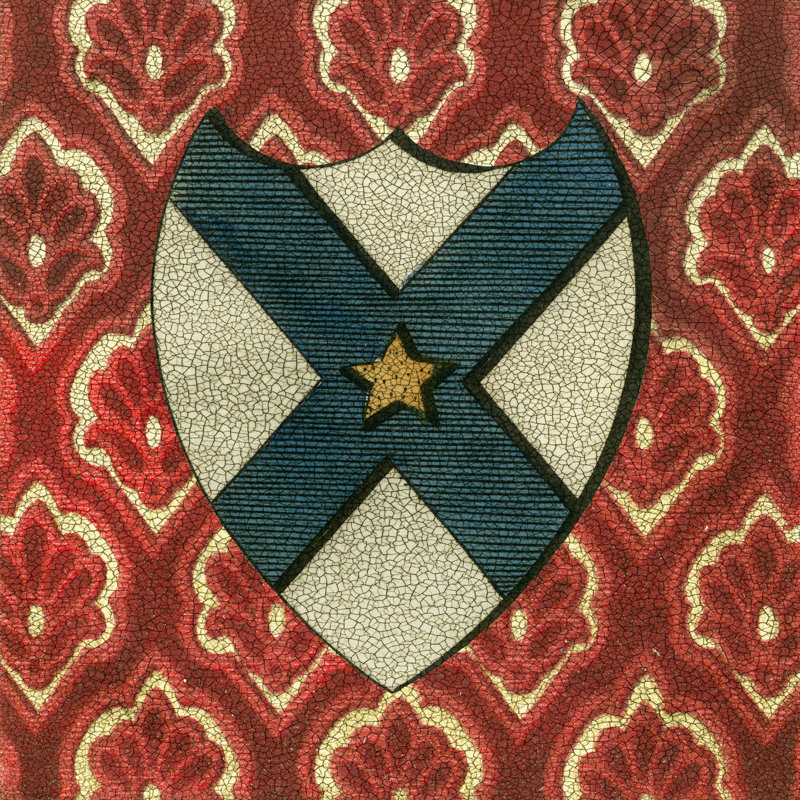 «Noble Crest VII» par Vision Studio, impression sur toile tendue, H 20 po x l 20 po x P 1,25 po