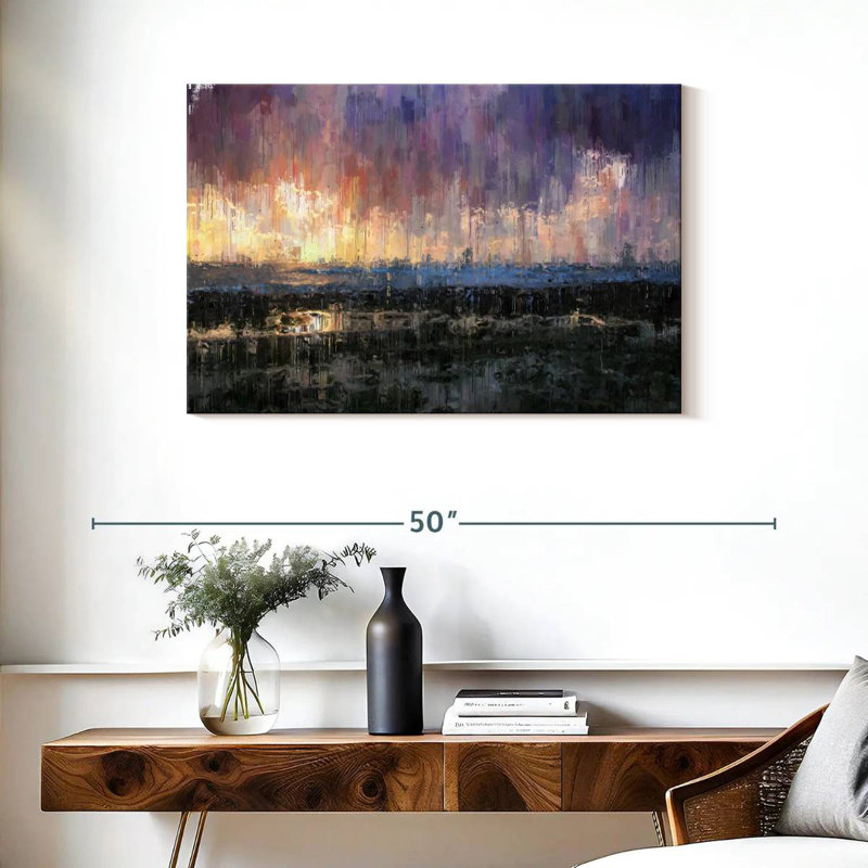 Avery Seascape Abstract, 24" H x 36" W