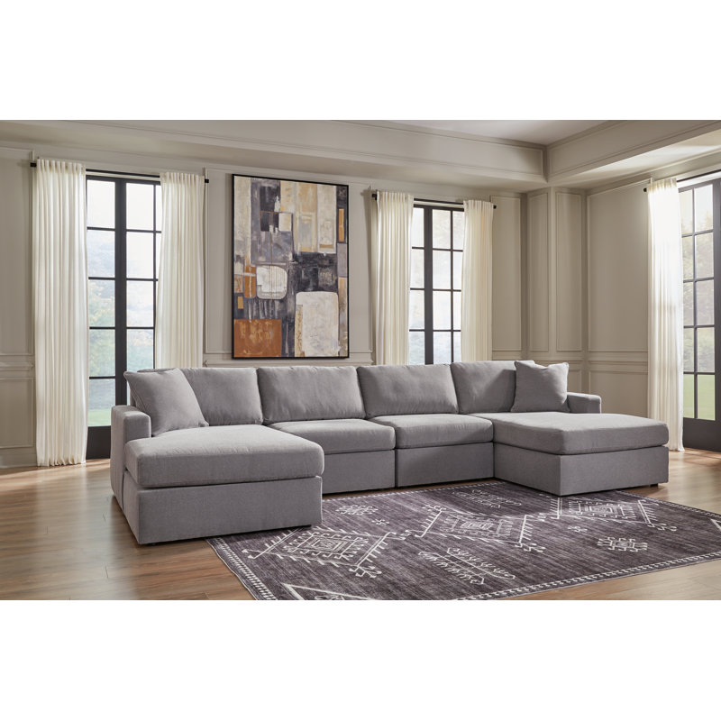 Canapé modulaire 4 pièces avec méridienne Modmax