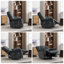 Fauteuil inclinable manuel pivotant en microfibre Idrissi-107084710