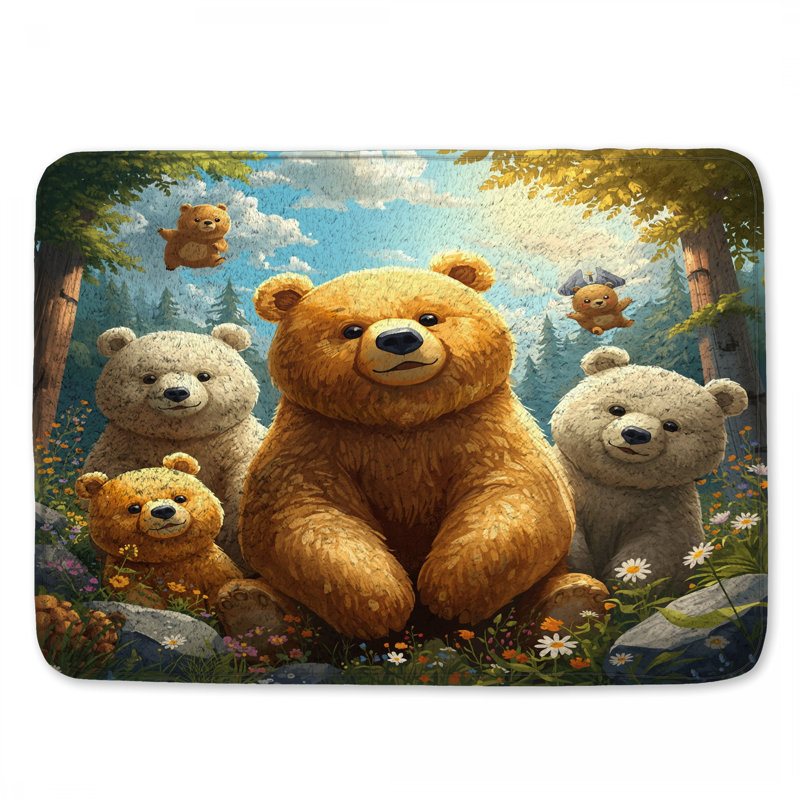 Tapis de bain mignon, L 24 po x L 17 po