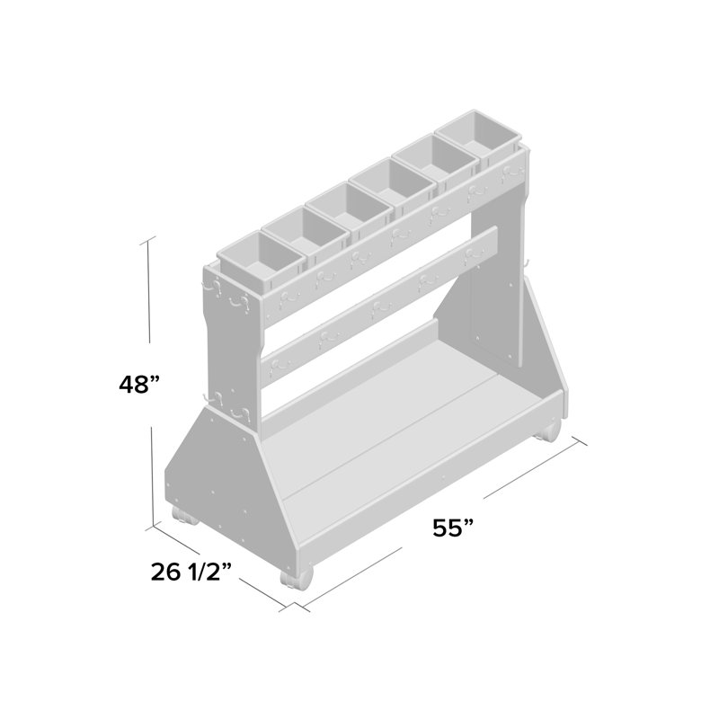 Jonti-Craft® Mobile Backpack Cart | Wayfair