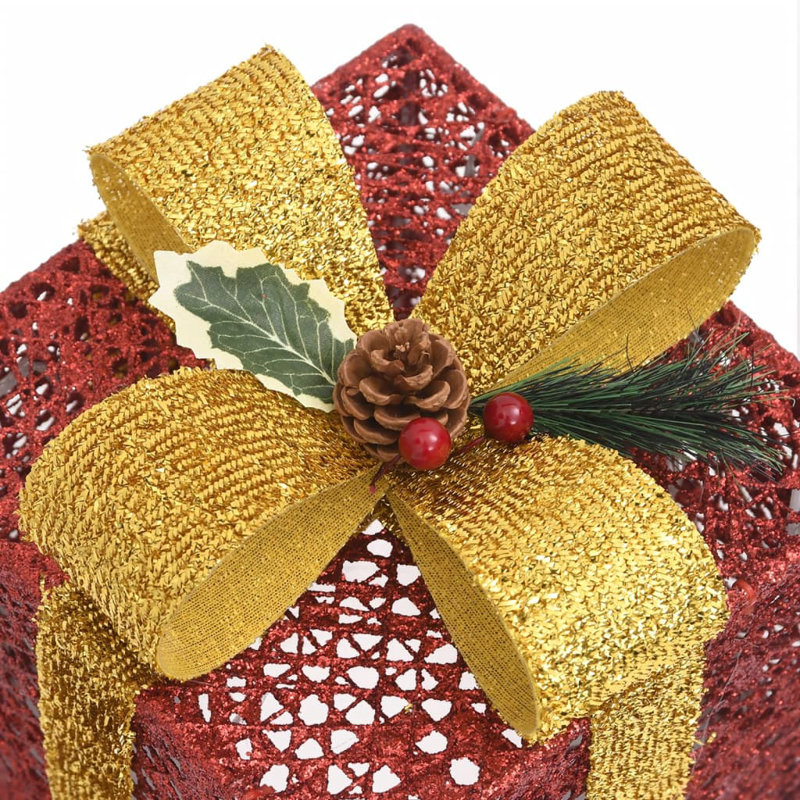 LED Indoor / Outdoor Luminary & Pathway Lights, Red and Gold