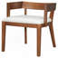 Chaises de salle à manger rembourrées en similicuir-321980596