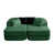 Ours en peluche vert