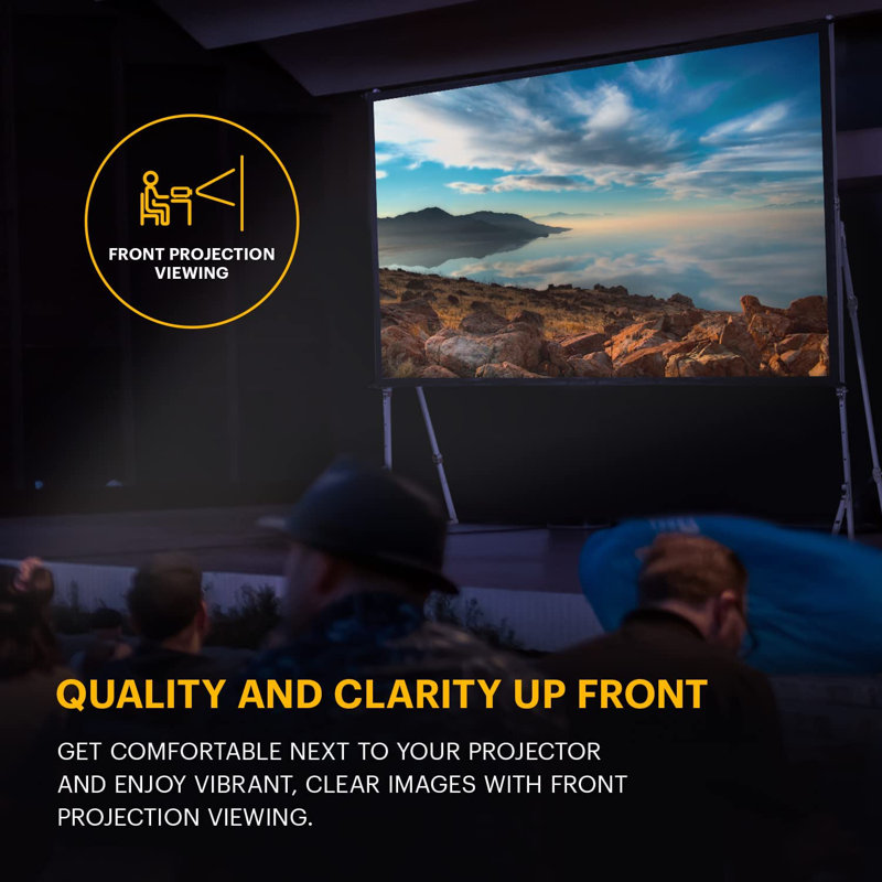 Kodak Outdoor Portable Projector Screen Projector Screen, 150"