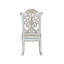 Ensemble de 2 chaises d'appoint Vendome en cuir synthétique perle