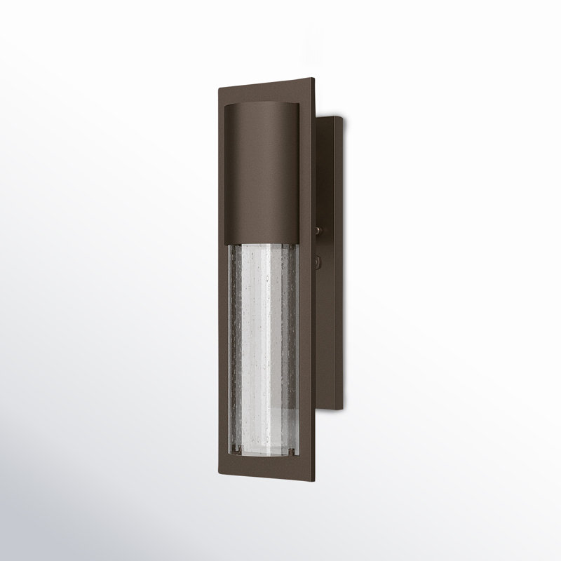 Dwell LED Outdoor Sconce, Buckeye Bronze, Incandescent, 15.5" H x 4.5" W x 4.75" D