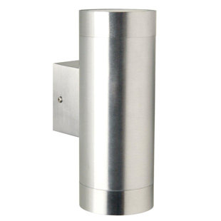 2 - Bulb 19cm H Outdoor Armed Sconce