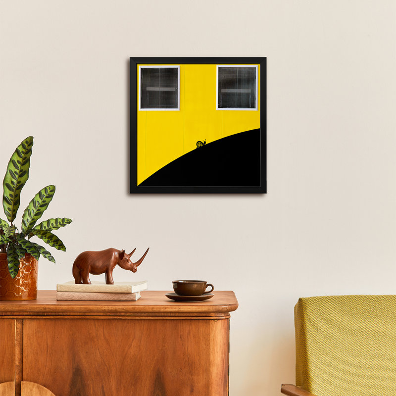 «Un Caracol Aventurero», affiche encadrée par Paco Palazon, H 24 po x l 24 po