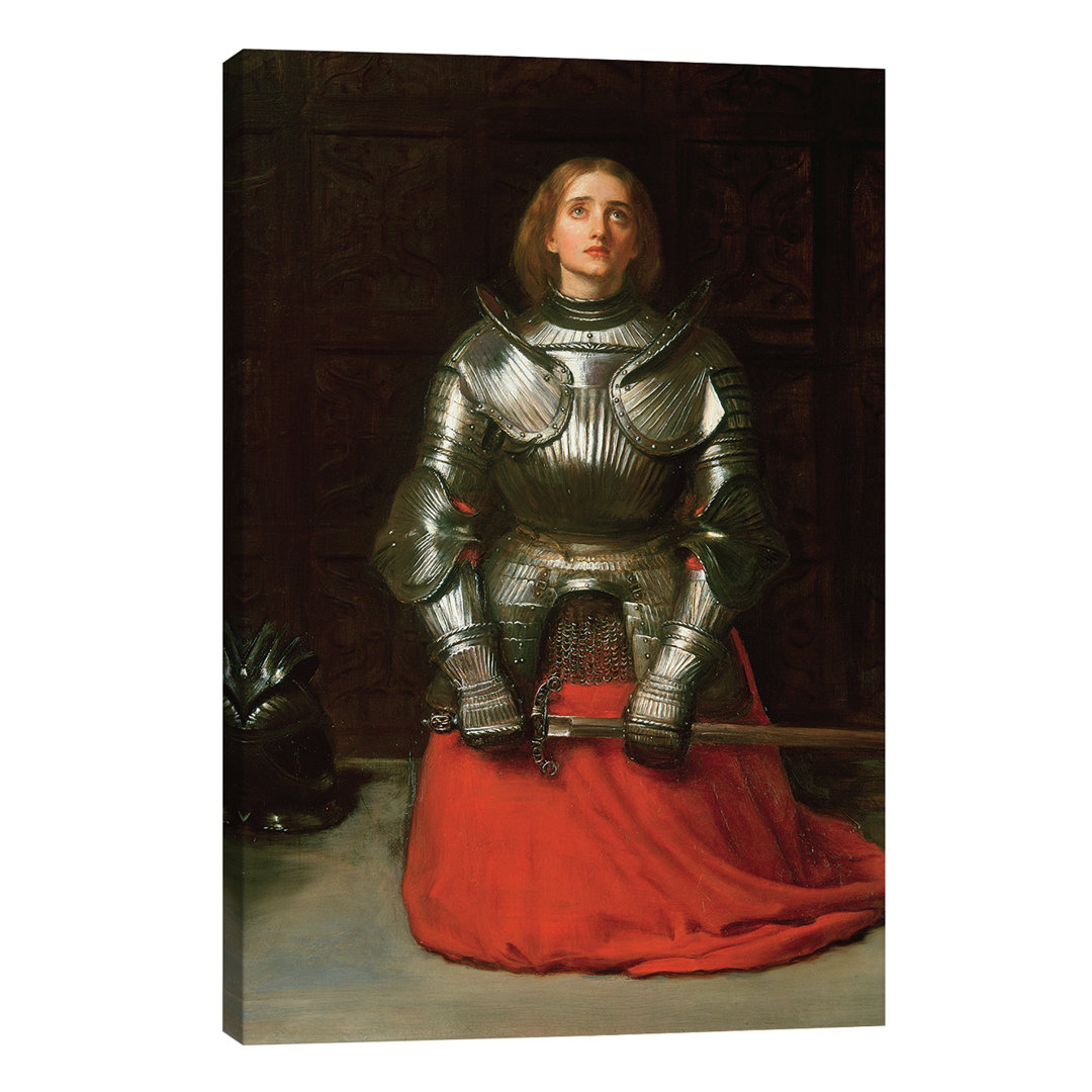 Joan Of Arc, 1865 by Sir John Everett Millais - Painting on Canvas