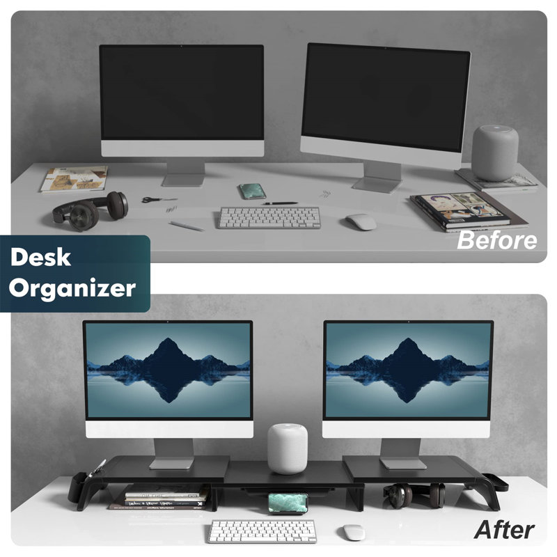 Manufactured Wood Monitor Stand