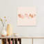 «Blush Forest Trees», arbre de Noël contemporain abstrait, paysage d'hiver, reproduction d'art mural-130423760