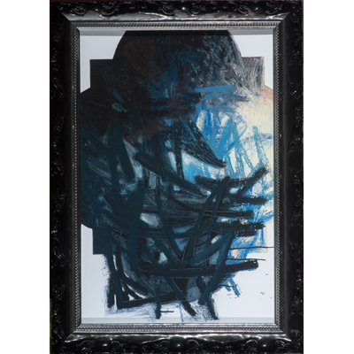 «Architecture And Action B» par Robert Robinson - Peinture encadrée