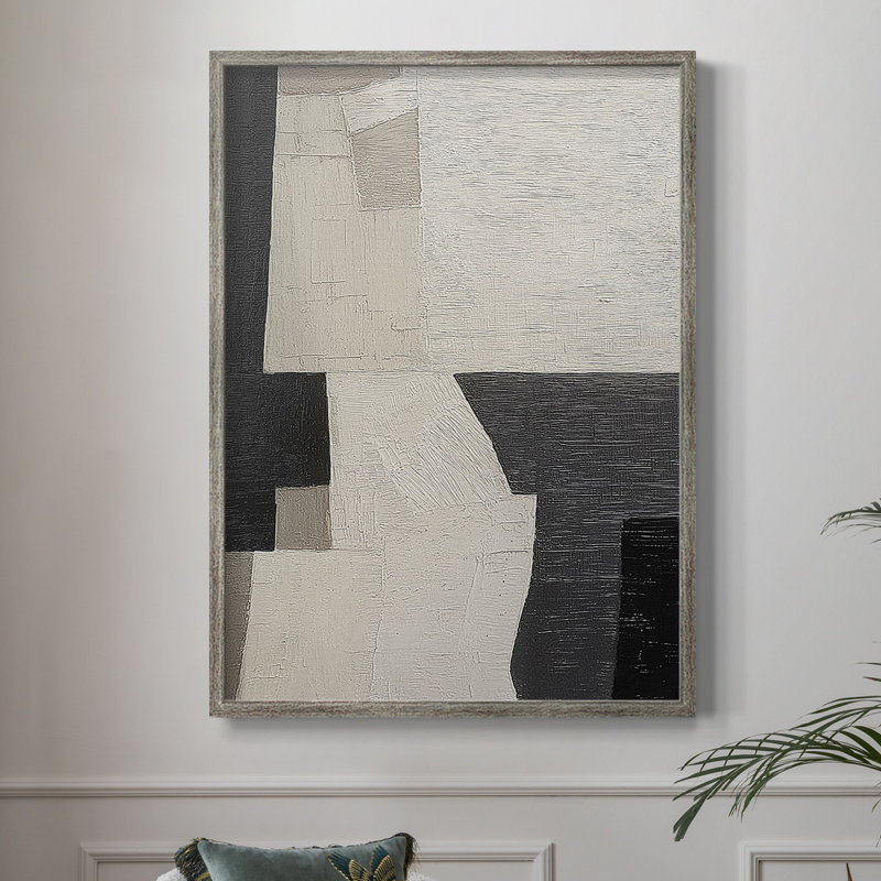 ABSTRACT Series DCLVII Framed Print - Solid Wood, 11" H x 9" W