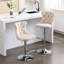 2 pièces de tabourets de bar modernes en velours - beige, hauteur de siège réglable de 25 à 33 po, pivotant sur 360 pour îlot de cuisine pour la maison et le pub 25 pivotant de 33 po en beige, dossier 2 pièces-175361842-175361846