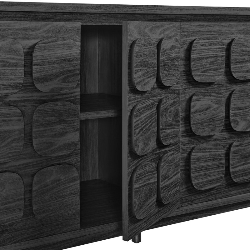 Toscana 61" Sideboard, Black