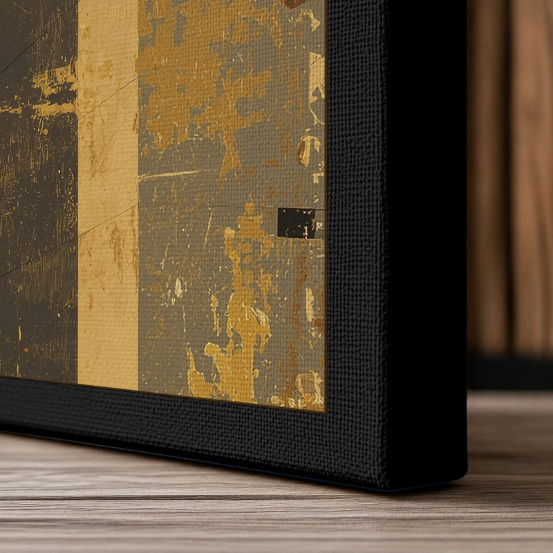 Decay Industrial - Wrapped Canvas, 30x20 - 76.2 x 50.8 cm, Black Border