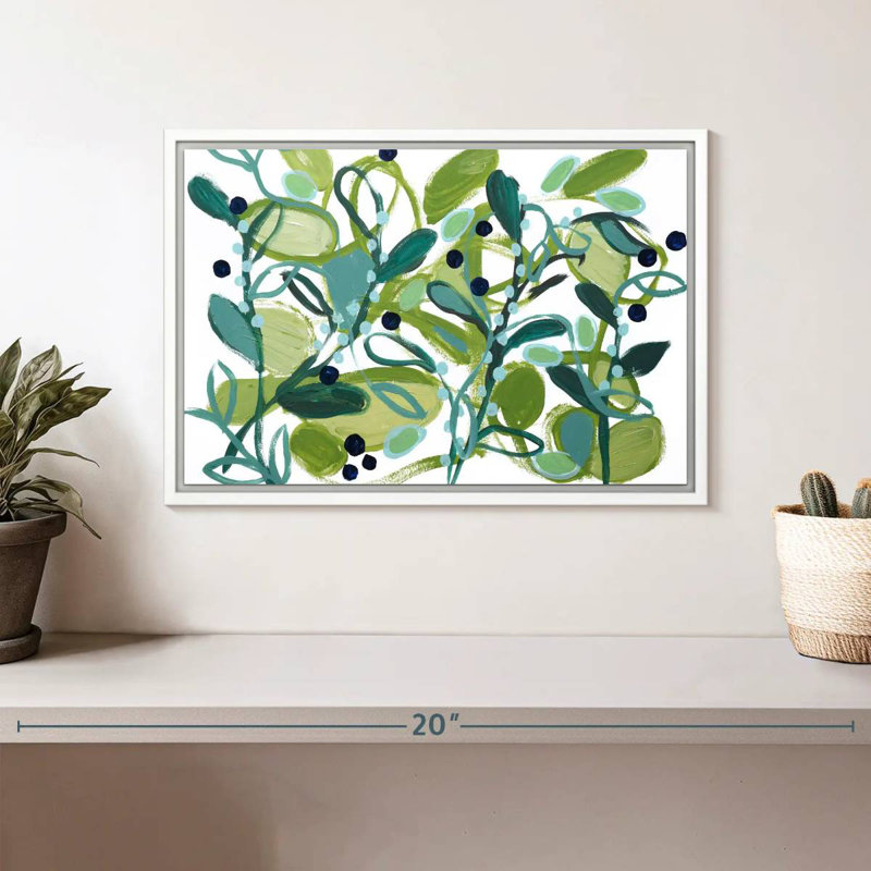 Annamieka, Cadre flottant blanc, 13 po x 9 po