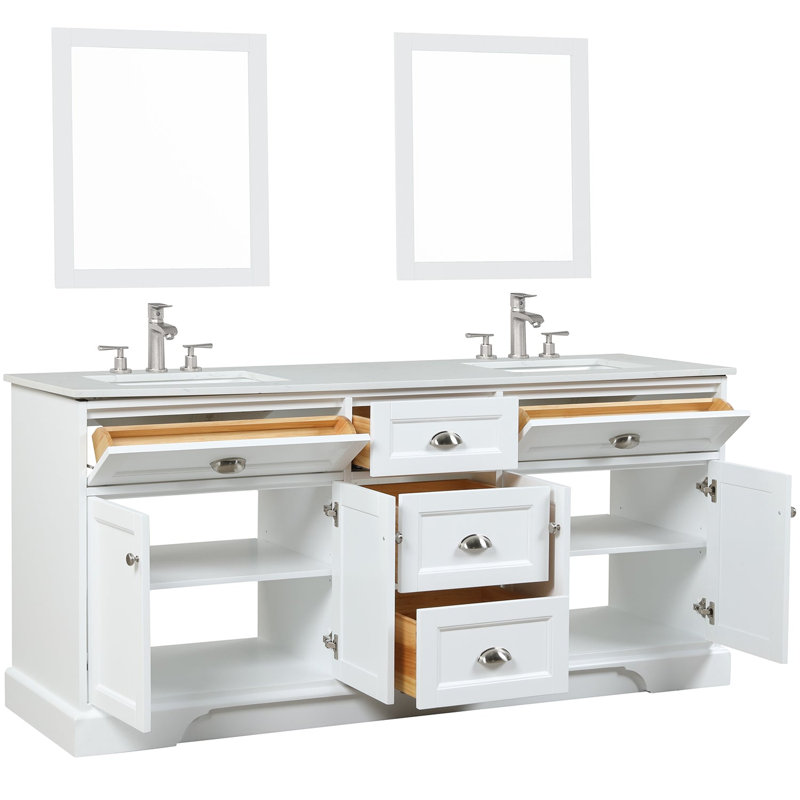 Didomenico 72" Double Bathroom Vanity Set