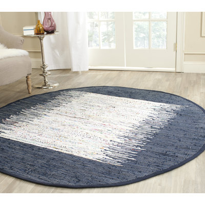 Orwell Hand Woven Cotton Abstract Rug