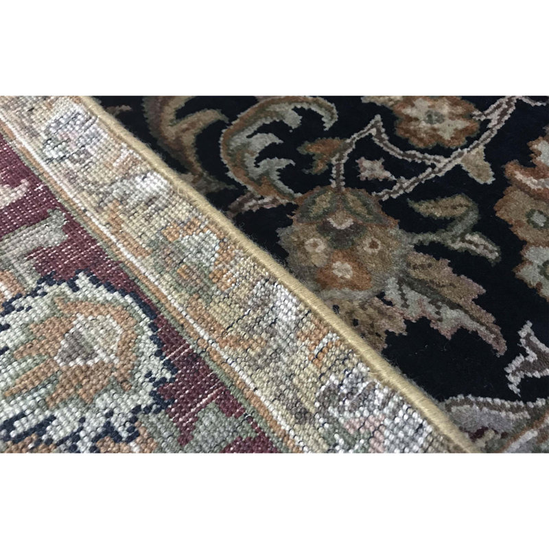 Wool Oriental Area Rug, Rectangle 6'2" x 9'1"