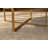 33.86"Modern Retro Splicing Round Coffee Table,Fir Wood Table Top With Gold Cross Legs Base-1999095486-1999095487