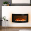 Axel Belfry Heating Black Electric Fireplace
