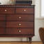 Armoire d'appoint en noyer massif