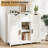 Theile 31.1'' Sideboard Storage Cabinet Buffet Cabinet Dining Cabinet Office Credenza Console Cabinet-1808781182