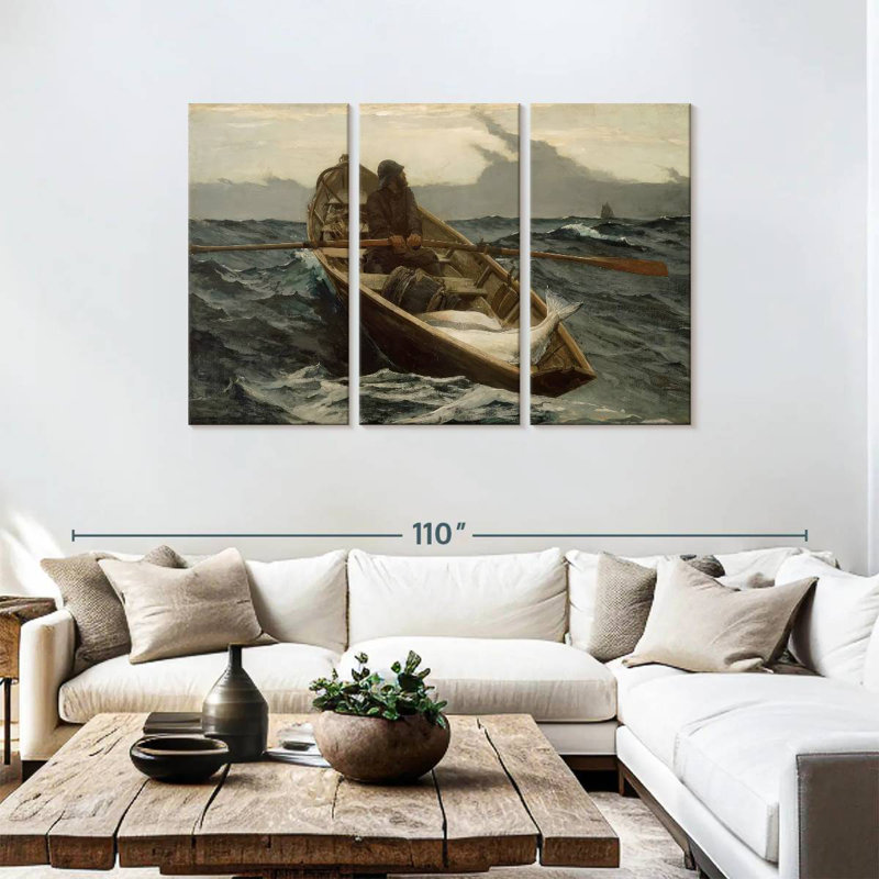 Mehar The Fog Warning, 48" H x 74" W