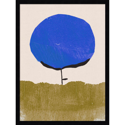 Blue Flower Print by Alisa Galitsyna