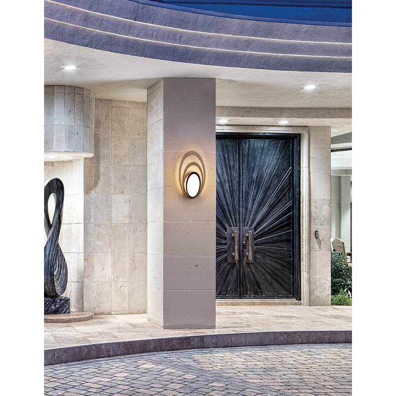 Stratus 1 - Light Outdoor Sconce, 15" H x 8.5" W x 4.5" D