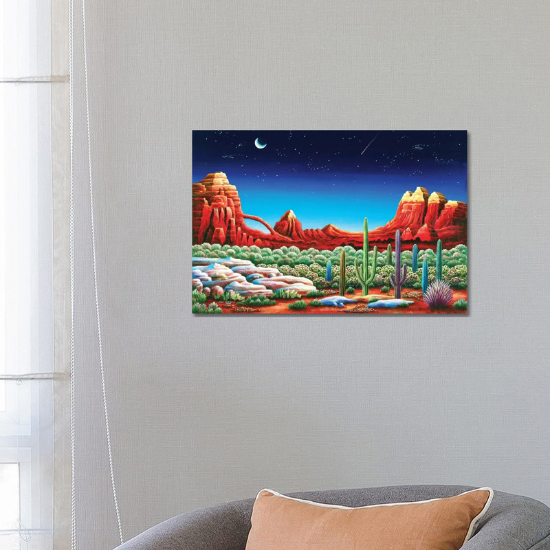 Red Rocks V by Andy Russell - Wrapped Canvas Print