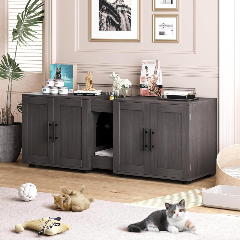 Litter Box Enclosure, Tan