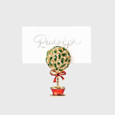 Holly Ball Placecard Holders