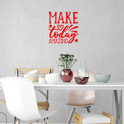 Adhésif décoratif «Make Today Amazing Inspirational»