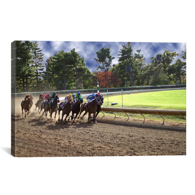 " At The Race Track " by Unknown Artist