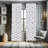 Butterfly Semi-Sheer Rod Pocket Curtain Panels-45969234
