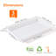 Plateau en plastique Ebern Designs Latrevion