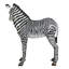Statue foal zèbre à l’échelle grand-africains