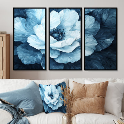 Adalyne - ensemble d'art mural pivoine