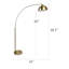 Lampe sur pied arquée 69 po Lahla-1250746924