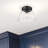 Supernova Glass Flush Mount-67116434