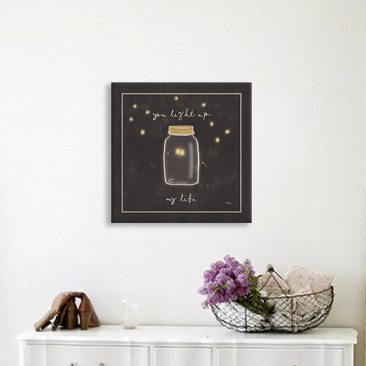 «Firefly Glow I», impression, Toile tendue, H 26 po x l 26 po x P 1,5 po