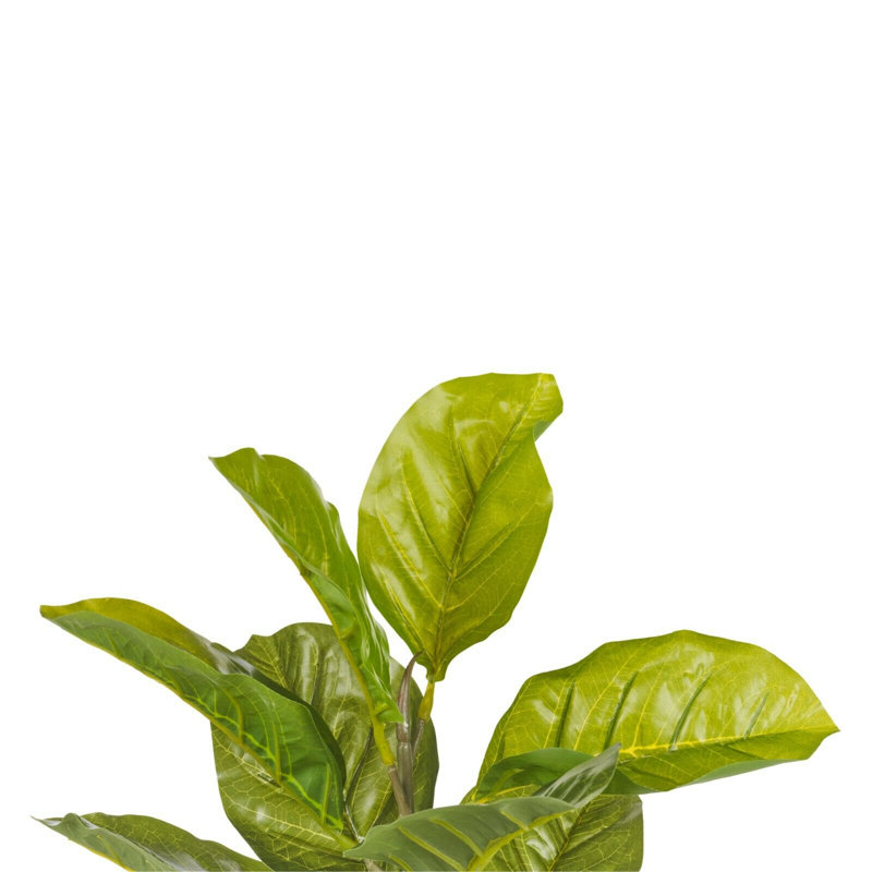 Faux Banana Leaf Plant in Planter