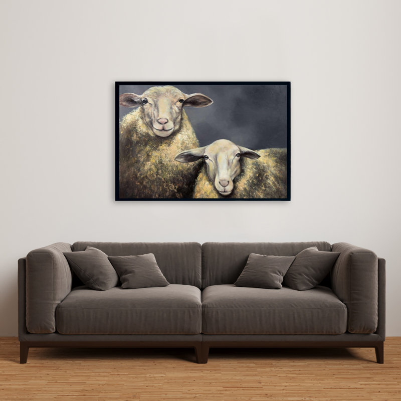 " Two Sheeps ", 24" H x 36" W