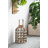 Decorative Lantern with Industrial Wood And Metal Design