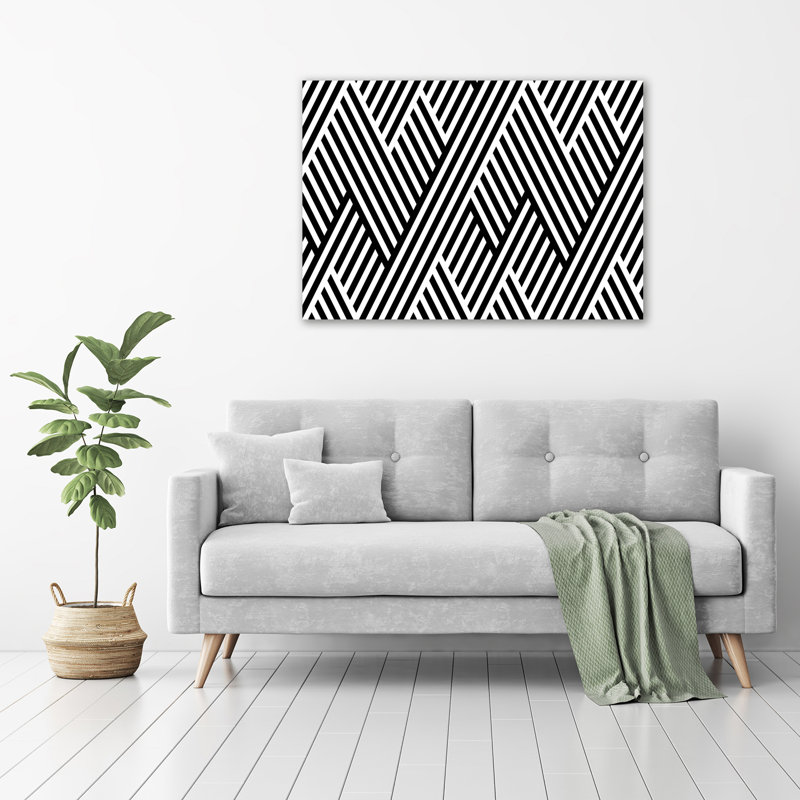 Geometric Background - Wrapped Canvas Print