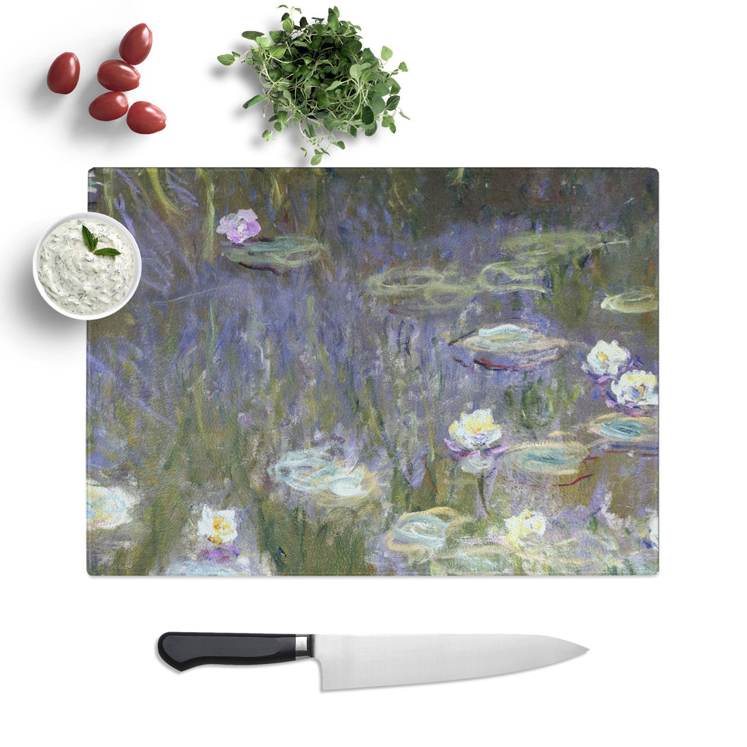 Water Lilies Lily Pond Vol.25 by Claude Monet Chopping Board